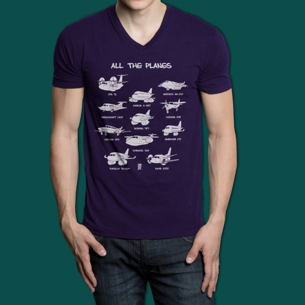 All The Planes Tee preview image